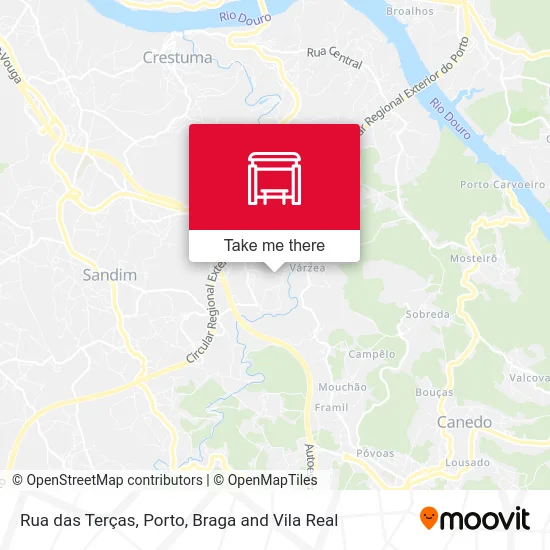 Rua das Terças map