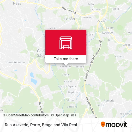 Rua Azevedo map