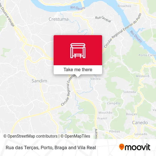 Rua das Terças map