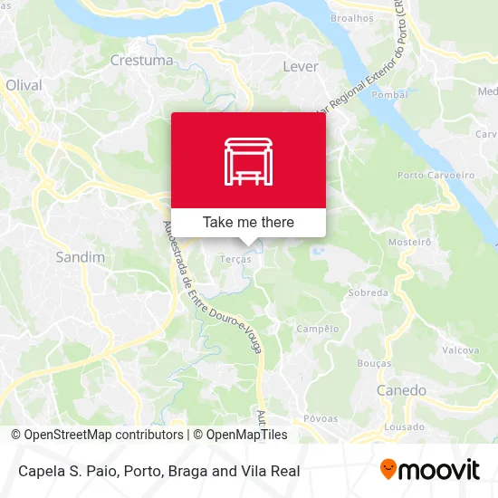 Capela S. Paio map