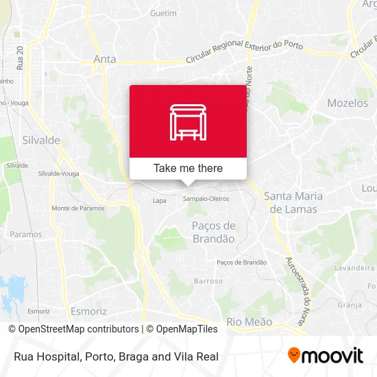 Rua Hospital map