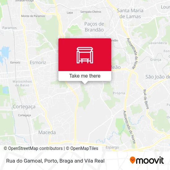 Rua do Gamoal mapa