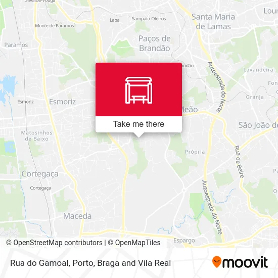 Rua do Gamoal mapa