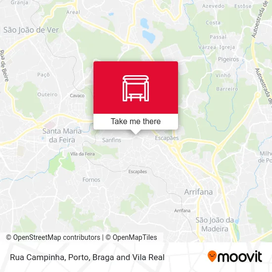 Rua Campinha map