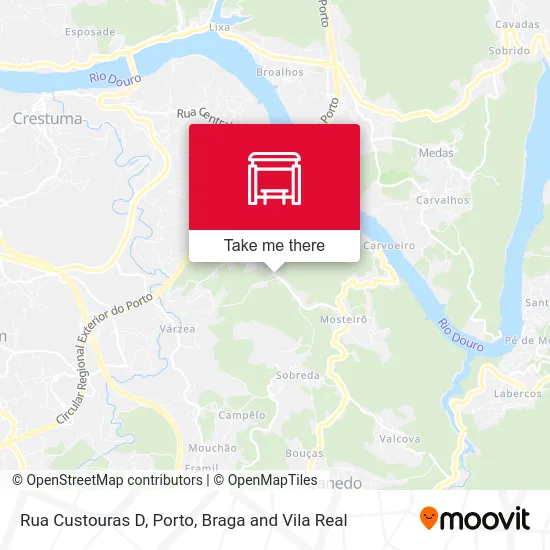 Rua Custouras D map