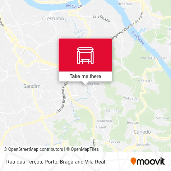 Rua das Terças map