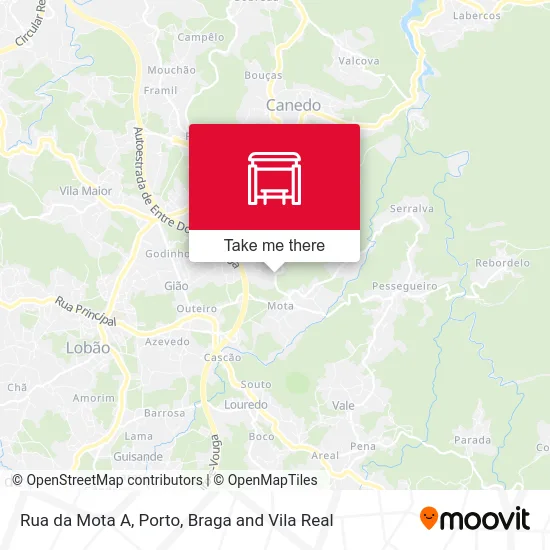 Rua da Mota A map