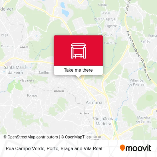 Rua Campo Verde mapa