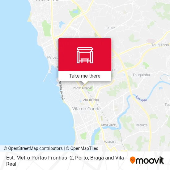 Est. Metro Portas Fronhas -2 map