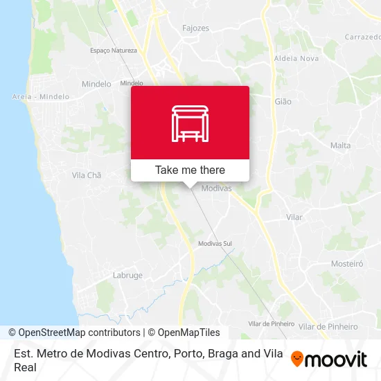 Est. Metro de Modivas Centro map