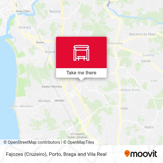 Fajozes (Cruzeiro) map