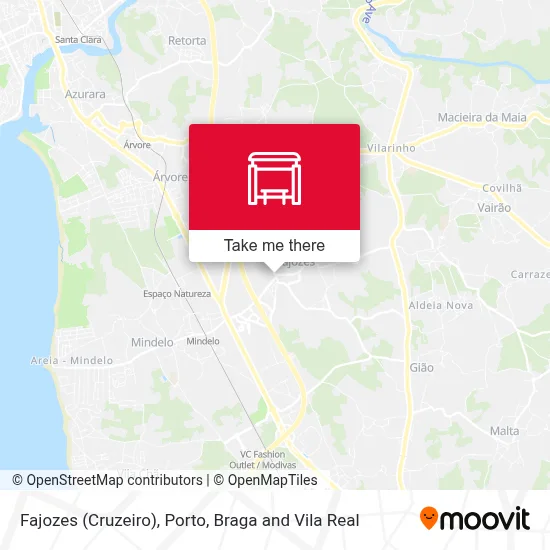 Fajozes (Cruzeiro) map