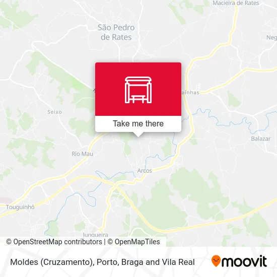 Moldes (Cruzamento) map