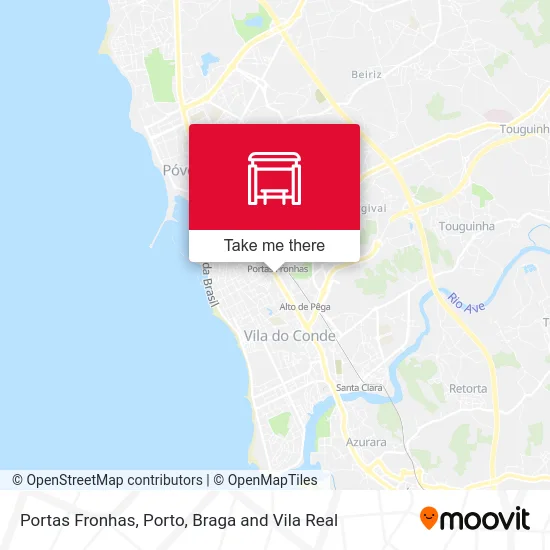 Portas Fronhas map