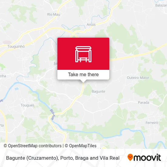 Bagunte (Cruzamento) map