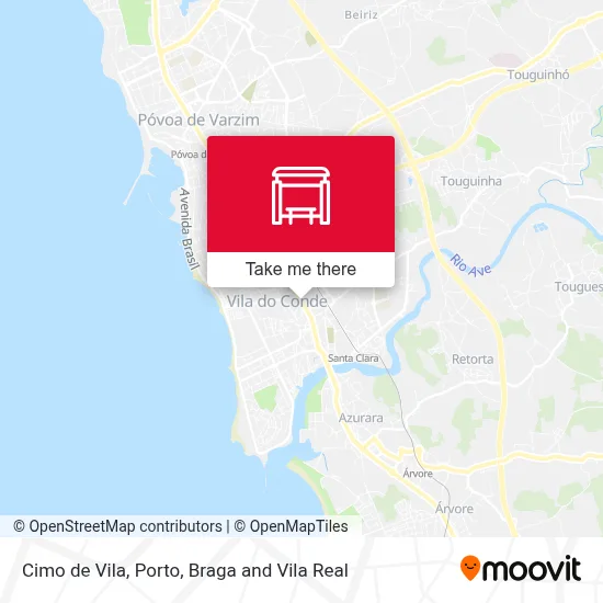 Cimo de Vila map