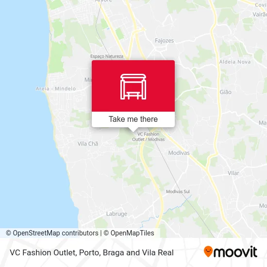 VC Fashion Outlet map