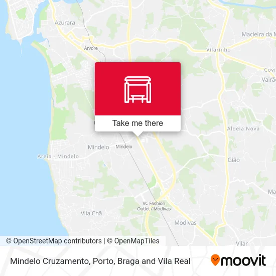 Mindelo Cruzamento map