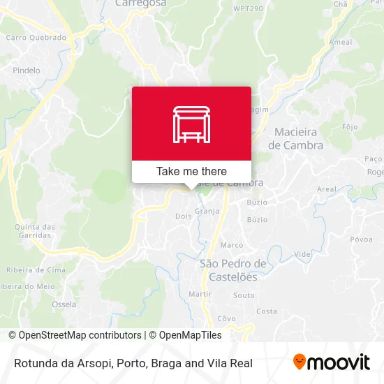 Rotunda da Arsopi map