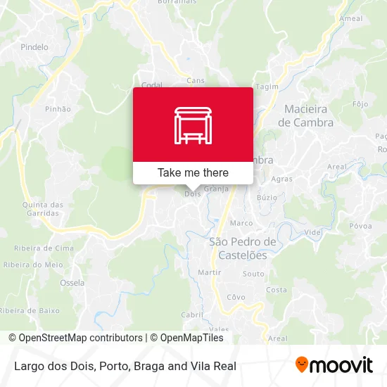 Largo dos Dois map
