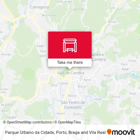 Parque Urbano da Cidade map