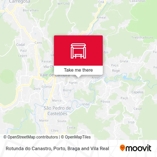 Rotunda do Canastro map