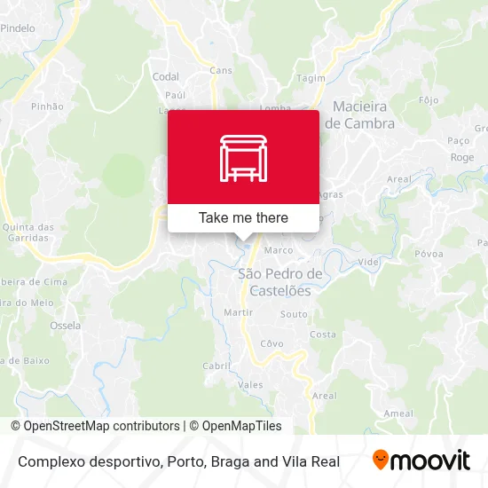 Complexo desportivo map