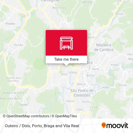 Outeiro / Dois map