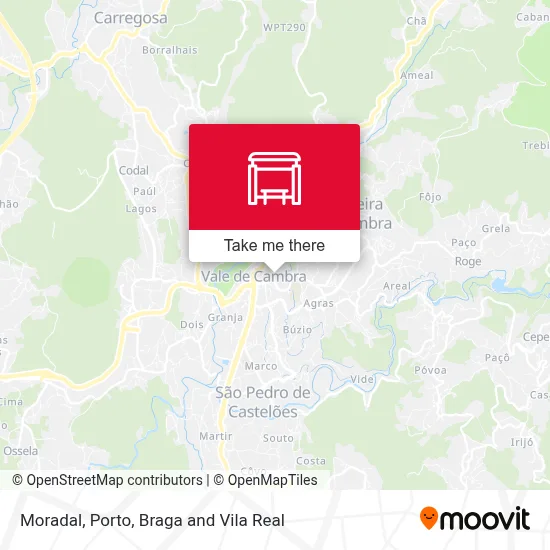 Moradal map