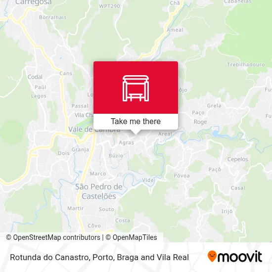 Rotunda do Canastro map