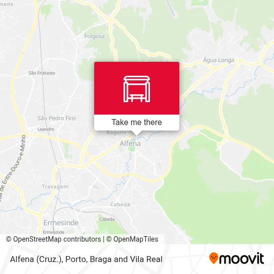 Alfena (Cruz.) map