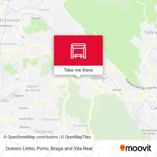Outeiro Linho map