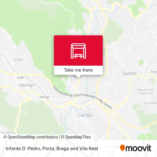 Infante D. Pedro map