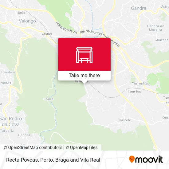 Recta Povoas map