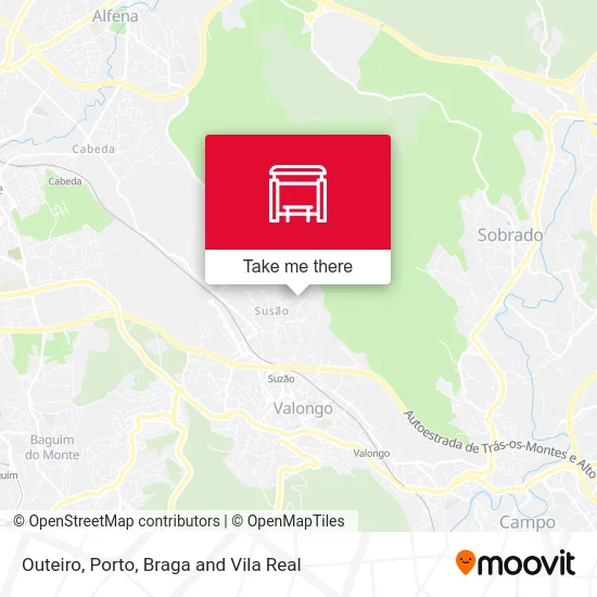 Outeiro map