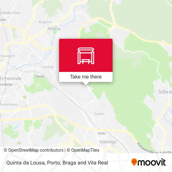 Quinta da Lousa map