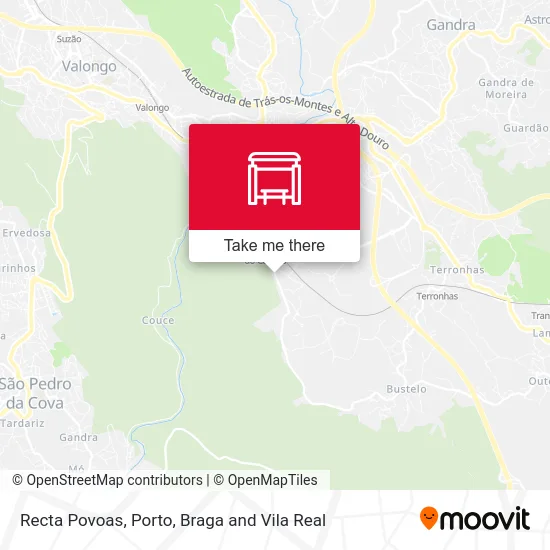 Recta Povoas map
