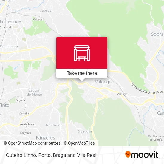 Outeiro Linho map