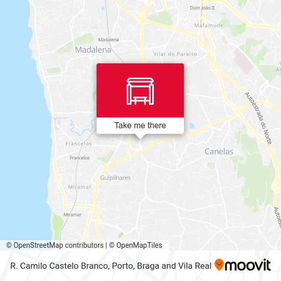 R. Camilo Castelo Branco map