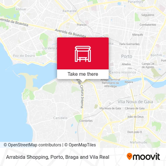 Arrabida Shopping map