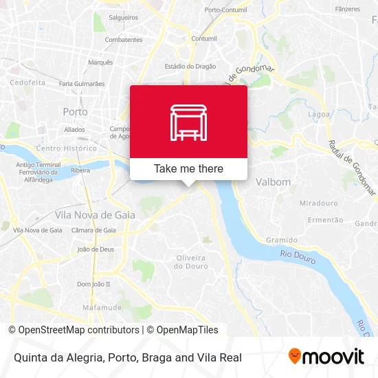 Quinta da Alegria map