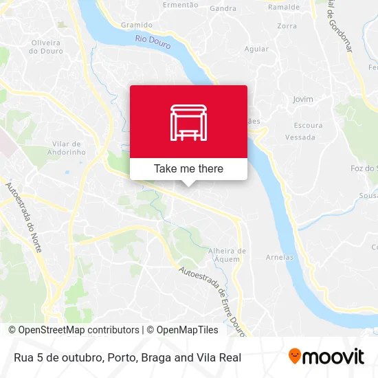 Rua 5 de outubro map