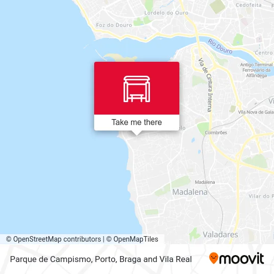 Parque de Campismo map