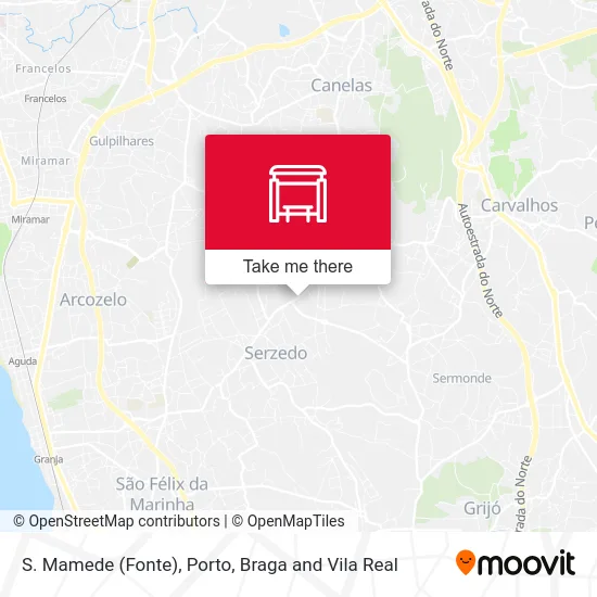 S. Mamede (Fonte) map