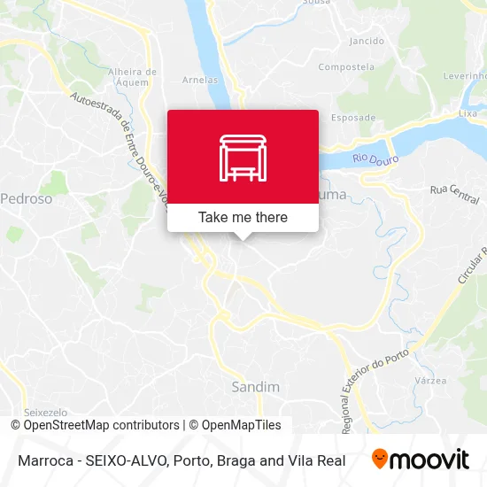 Marroca - SEIXO-ALVO map