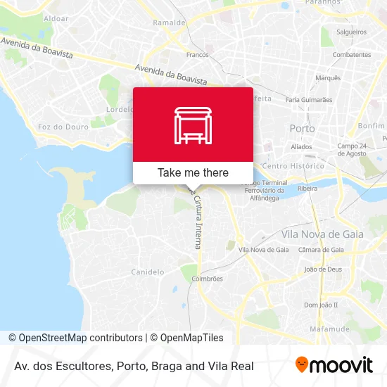 Av. dos Escultores map