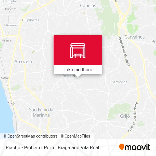 Riacho - Pinheiro map