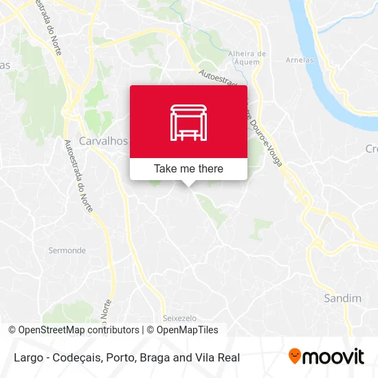 Largo - Codeçais map