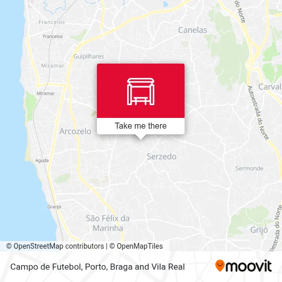 Campo de Futebol map