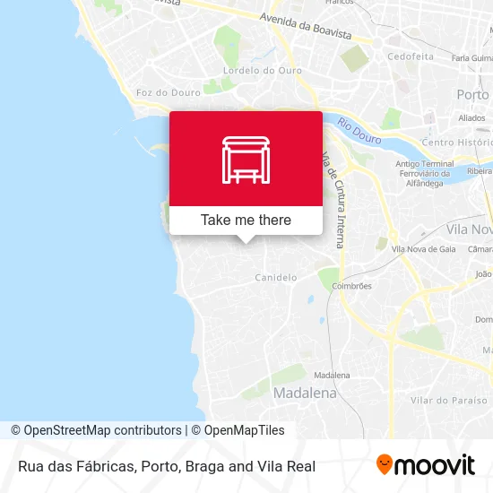 Rua das Fábricas map